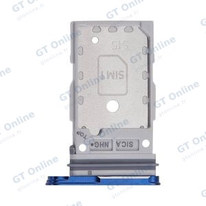 Tiroir Sim Premium pour Samsung Galaxy S25 S931/Galaxy S25 Plus S936 Bleu Nuit