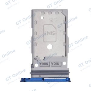 Tiroir Sim Premium pour Samsung Galaxy S25 S931/Galaxy S25 Plus S936 Bleu Nuit