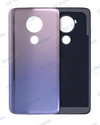 Vitre arrière pour Motorola Moto G7 Power (XT1955 / 2019) (violet Iced)