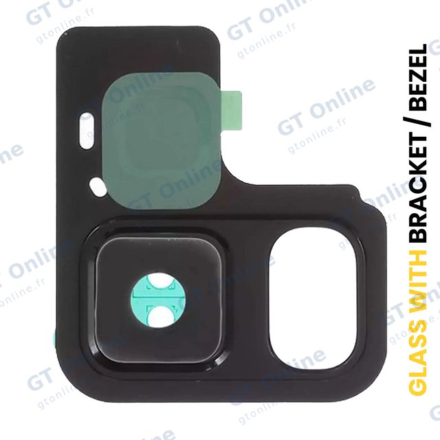 Lentille de caméra arrière avec support et anneau pour Samsung Galaxy A8 Plus (A730 / 2018) (toutes couleurs)