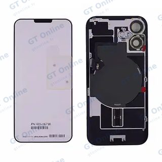 Vitre arrière avec MagSafe, NFC et nappe flash pour Apple iPhone 16 (origine, rose)