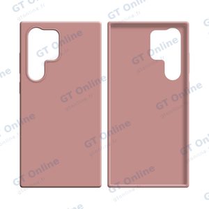Coque Silicone Compatible pour Samsung Galaxy S23 Ultra 5G S918 (#17) Rose — vue 2