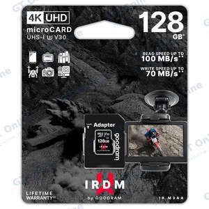 Carte Mémoire Goodram 128GB 3ème Gen V30 IR-M3AA-1280R12