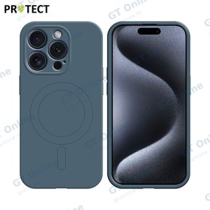 Coque de Protection IZ001 PROTECT pour Apple iPhone 15 Pro Max MagSafe Bleu