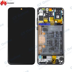 Bloc Écran Complet avec Châssis et Batterie Original Huawei P30 Lite 02352RPW Noir Minuit