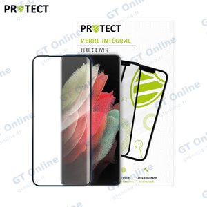 Verre Trempé Intégral PROTECT pour Samsung Galaxy S21 Ultra 5G G998 Noir — vue 2