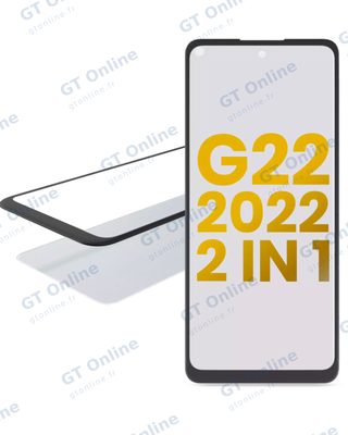 Vitre d’écran avec OCA pour Motorola Moto G22 (XT2231 / 2022)