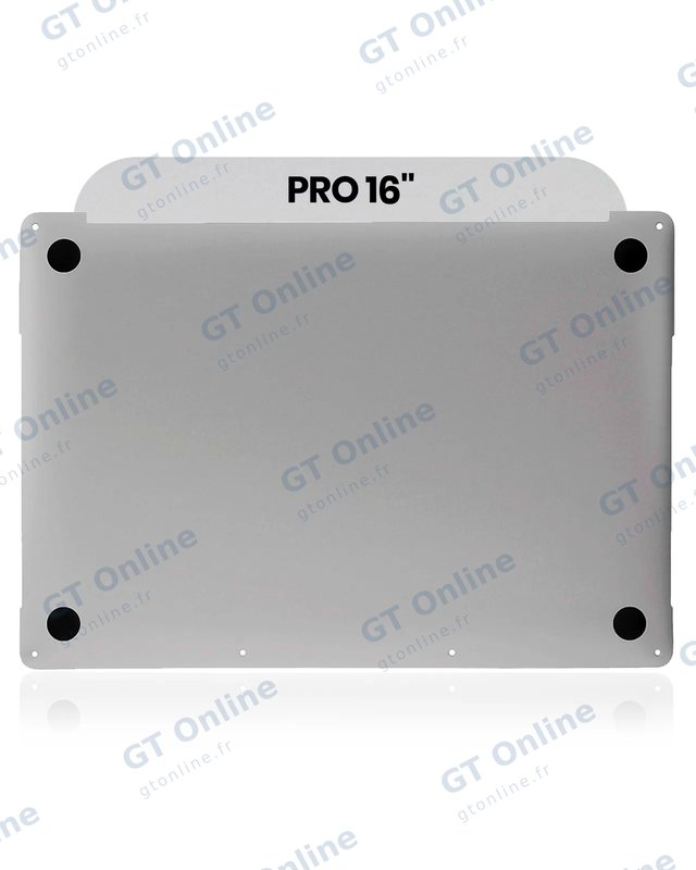 Coque inférieure pour Apple MacBook Pro 16" A2485 (2021) (origine d'occasion, argent)