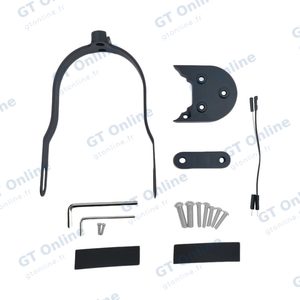 Support de Garde-Boue avec Rehausseur pour Pneu (10 Pouces) Xiaomi Mi Electric Scooter M365/Mi Electric Scooter 1S/Mi Electric Scooter Essential/Mi Electric Scooter M365 Pro/Mi Ele
