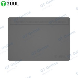 Tapis de Réparation Silicone à Isolation Thermique 2UUL Anti Poussière Gris