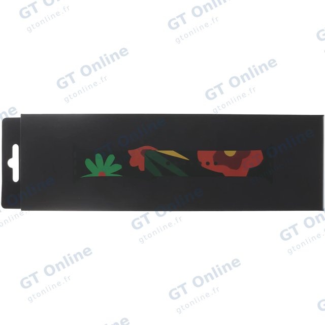 Bracelet Apple Sport pour Apple Watch 44 mm / 45 mm / 46 mm / 49 mm — M/L — Black Unity - Unity Bloom — Neuf, emballage retail