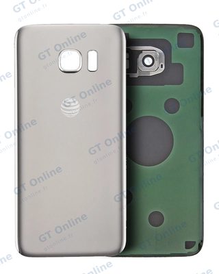 Vitre arrière pour Samsung Galaxy S7 Edge (origine d'occasion — grade A, Gold Platinum)
