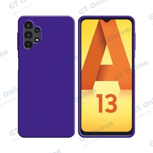Coque Silicone Compatible pour Samsung Galaxy A13 4G A135 (#7) Mauve