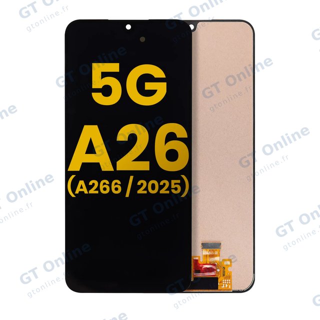 Écran OLED sans châssis pour Samsung Galaxy A26 5G (A266 / 2025) (reconditionné, toutes couleurs)