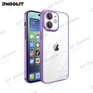 Coque de Protection Crystal Glass JMGOKIT pour Apple iPhone 12 Violet