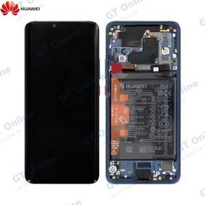 Bloc Écran Complet avec Châssis et Batterie Original Huawei Mate 20 Pro 02352GFX Bleu