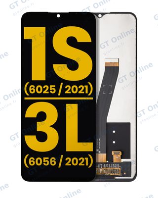 Écran LCD sans châssis pour Alcatel 1S (6025 / 2021) / Alcatel 3L (6056 / 2021) (reconditionné, toutes couleurs)
