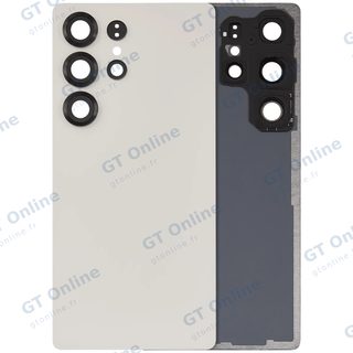 Vitre arrière pour Samsung Galaxy S25 Ultra 5G (sans logo, compatible premium, Titanium Pink Gold)