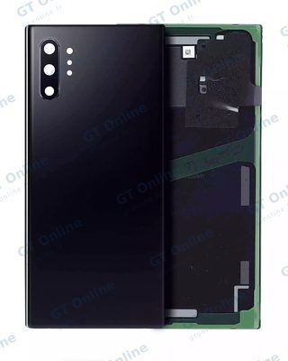 Vitre arrière pour Samsung Galaxy Note 10 Plus / 5G (pack service origine, noir Aura)