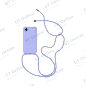 Coque Silicone avec Cordon Apple iPhone Air (#04) Violet