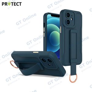 Coque de Protection QC-002 PROTECT pour Apple iPhone 12 (#12) Bleu