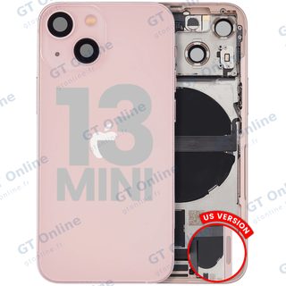Châssis arrière pour iPhone 13 mini (US, occasion d’origine, grade A, rose)