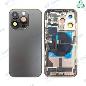 Coque de Réparation Complète Aftermarket (PIEC) Apple iPhone 14 Pro Max (Version US) Noir