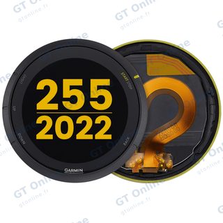 Écran LCD avec châssis pour Garmin Forerunner 255 (2022) (jaune, premium)