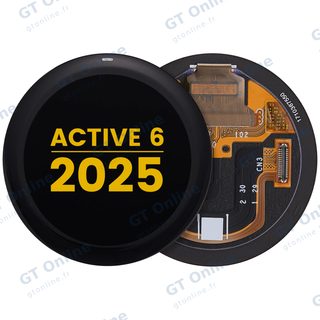 Écran OLED sans châssis pour Garmin Active 6 (2025) (premium, noir)