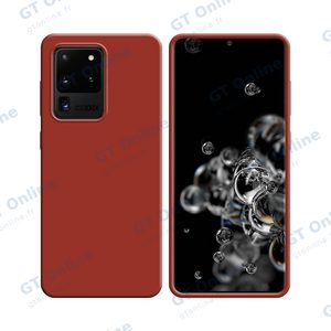 Coque Silicone Compatible pour Samsung Galaxy S20 Ultra G988 (#1) Rouge