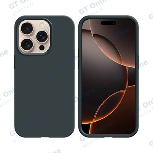 Pack de 10 Coques Silicone Compatible pour Apple iPhone 16 Pro Bulk (#18) Noir