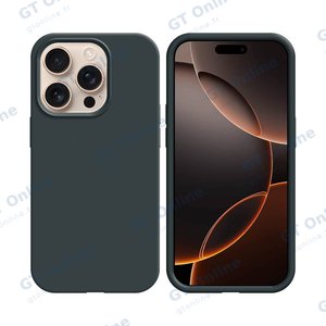 Coque Silicone Compatible pour Apple iPhone 16 Pro Max (#18) Noir