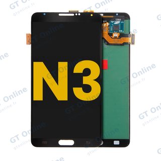 Écran OLED sans châssis pour Samsung Galaxy Note 3 (reconditionné, All Models, noir)