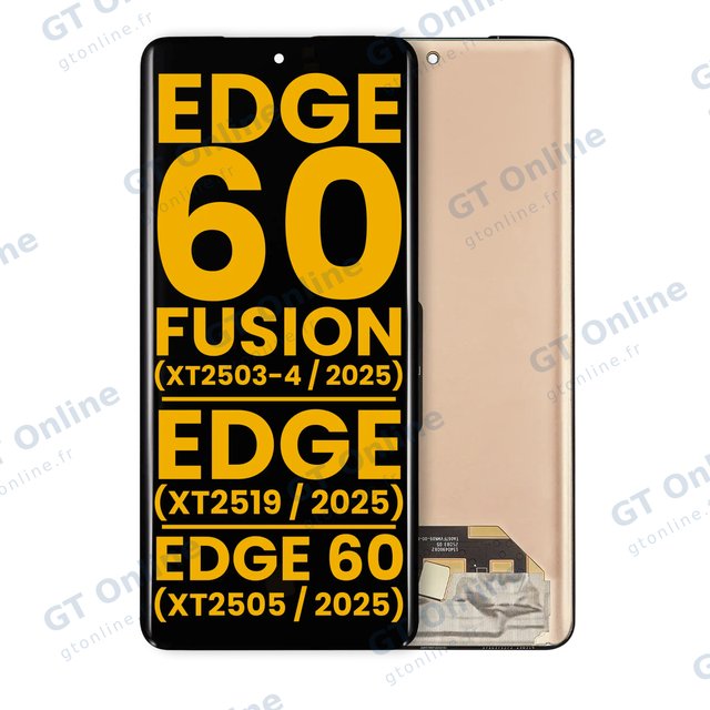 Écran OLED sans châssis pour Motorola Edge 60 Fusion (XT2503-4 / 2025) / Edge (XT2519 / 2025) / Edge 60 (XT2505 / 2025) (reconditionné, toutes couleurs)