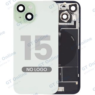 Vitre arrière pour Apple iPhone 15 (sans logo, vert) — réf. 107082130562