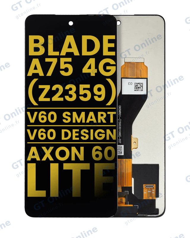 Écran pour ZTE Blade A75 4G (Z2359) / ZTE Blade V60 Design / ZTE Blade V60 Vita / Nubia V60 Design (reconditionné, toutes couleurs)