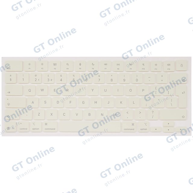 Jeu de touches pour Apple MacBook Neo 13" A3404 (2026) (anglais UK, touches papillon, Citrus)