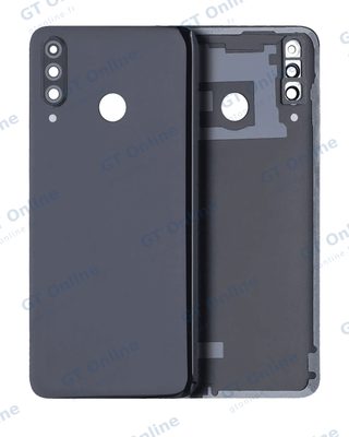 Vitre arrière pour Huawei P30 Lite / Nova 4E (4GB RAM / sans logo) (noir minuit)