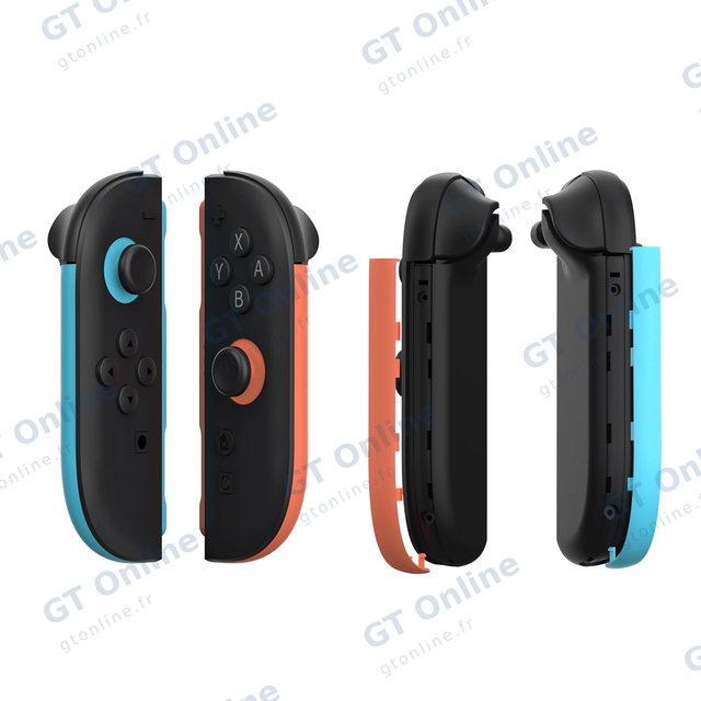 Bandes décoratives pour Joy-Con de Nintendo Switch 2 DOBE TNS-31002 — orange/bleu