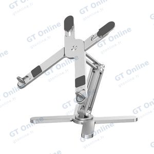 Support pour Ordinateur Portable Ergonomique & Pliable Argent