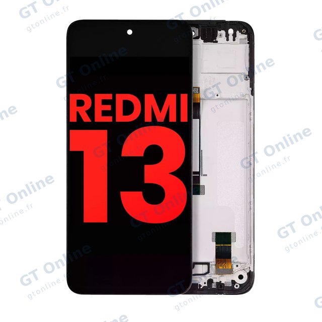 Écran pour Xiaomi Redmi 13 4G / Redmi 13 5G / Note 13R (compatible premium, toutes couleurs)