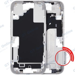 Châssis pour Apple iPhone 16 (version EU, compatible premium, blanc)