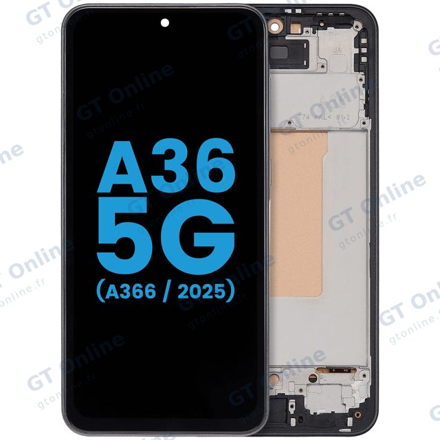 Écran pour Samsung Galaxy A36 5G (A366/ 2025)(6.58" ) (version US, Aftermarket : incell, noir)