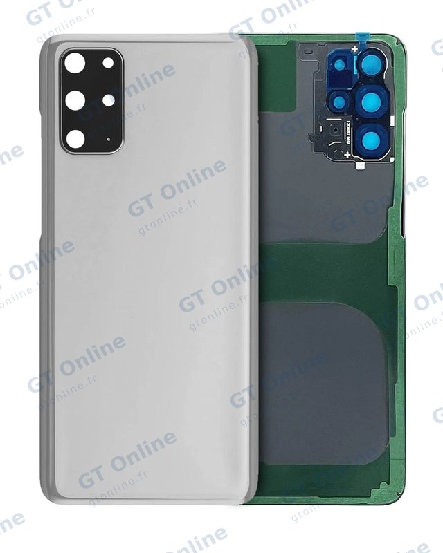 Vitre arrière pour Samsung Galaxy S20 Ultra (pack service origine, Cosmic White)
