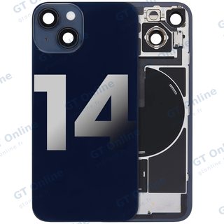 Vitre arrière pour Apple iPhone 14 (origine d'occasion — grade B, minuit)