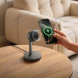 Station de Charge sans Fil AUKEY Qi2.2 MagFusion 1X LC-MC111 Gris — vue 2