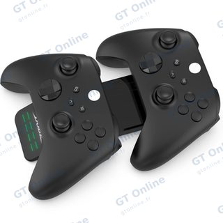 Station de charge pour 2 manettes Xbox One / Series S / Series X DOBE TYX-0606 — noir