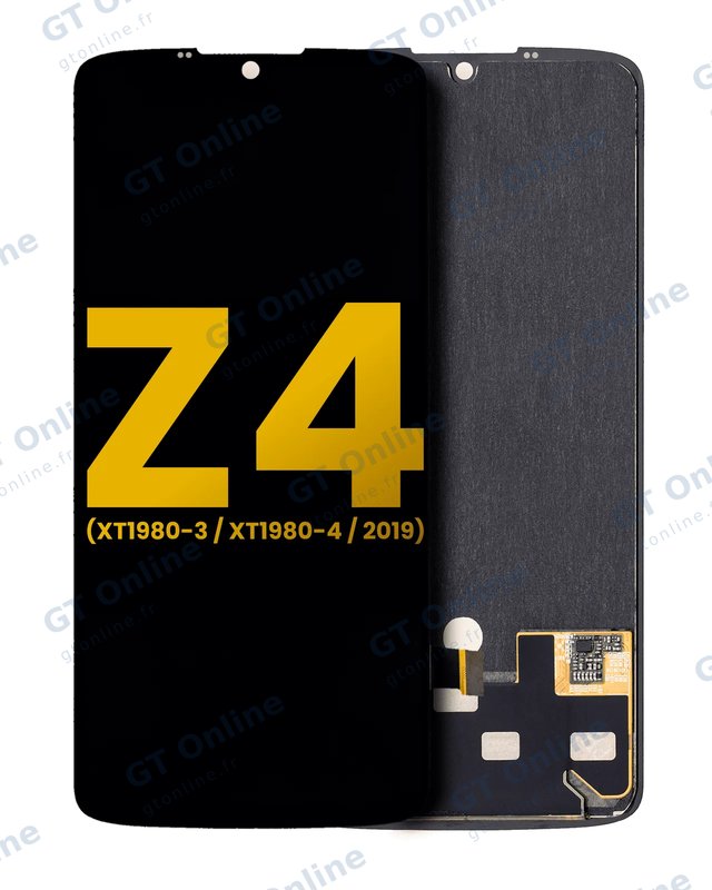 Écran OLED sans châssis pour Motorola Moto Z4 (XT1980-3 / XT1980-4 / 2019) (reconditionné, toutes couleurs)