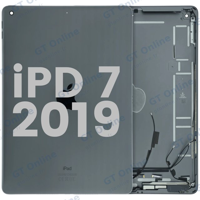 Châssis pour Apple iPad 7 (2019) (origine d'occasion — grade A, gris sidéral)