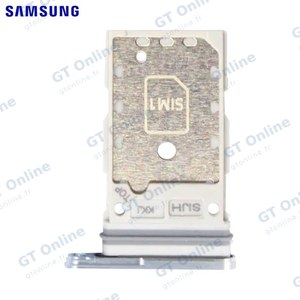 Tiroir SIM Original Samsung Galaxy S22 Ultra S908 GH98-47138C Blanc